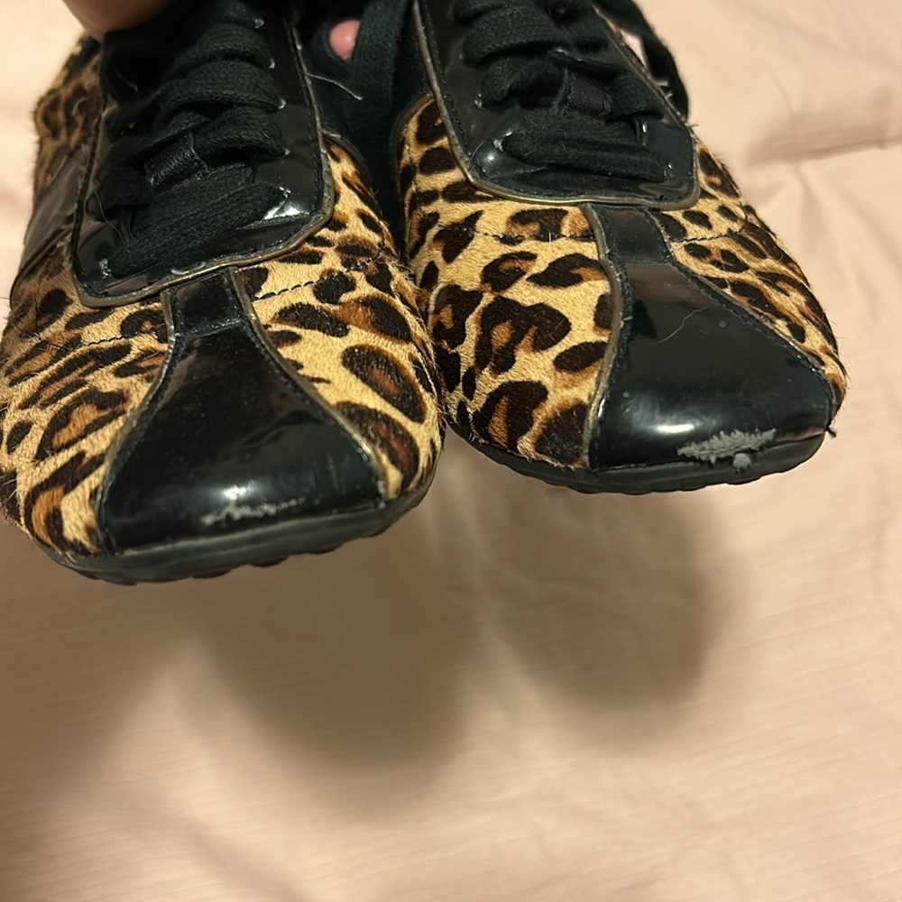 Cole Haan Leopard Calf Hair Sneakers-Sz 7B - Picture 3 of 5